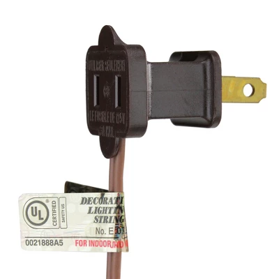 Northlight Mini Incandescent Christmas Lights - Clear - 4' Brown Wire - 20ct 8 Northlight Mini Incandescent Christmas Lights - Clear - 4' Brown Wire - 20ct - Image 6