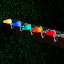 Novelty Lights 25 Feet C9 Ceramic Christmas String Light Set, Ceramic Vintage Holiday Hanging Light Set, Green Wire -Northlight Shop GUEST 55992d1b 689d 4f1c 98ec 5b3e6116e6b0