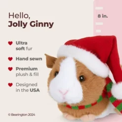 Bearington Jolly Ginny The Guinea Pig Christmas Plush, 8 Inch Guinea Pig Stuffed Animal, Christmas Stuffy Gift For Kids 11 Bearington Jolly Ginny The Guinea Pig Christmas Plush, 8 Inch Guinea Pig Stuffed Animal, Christmas Stuffy Gift For Kids -Northlight Shop GUEST 5668e04a ac85 4241 8336 a7dcf2d1307c