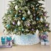 27" Christmas Iridescent Sequined Tree Collar White - Wondershop™ -Northlight Shop GUEST 5736e339 191b 4a35 b44f c7baf28d82b0