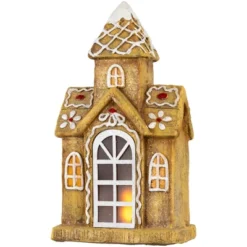 Northlight LED Lighted Gingerbread House With Icing Accents Christmas Decoration - 16" -Northlight Shop GUEST 5b888d66 dc54 4551 8282 08d5548f6212