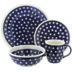 Blue Rose Polish Pottery Zaklady Dinnerware (4 PC) -Northlight Shop GUEST 5d56788d d43d 4754 b8e0 dc0b17322bcd