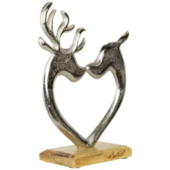 Northlight Heart Shaped Kissing Reindeer Metal Christmas Decoration - 10" -Northlight Shop GUEST 5d8841fa 3d6e 47d3 8830 fff8aec3e0bc