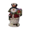 Transpac Dolomite Light Up Snowman With Gift Box And Music - Festive Christmas Decorative Object For Holiday Cheer -Northlight Shop GUEST 5dc3eda4 f839 4369 a33a 739bd8b4eeb0