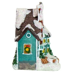 Northlight LED Lighted Snowy House Christmas Village Decoration - 5.5" - Green -Northlight Shop GUEST 61f382c7 41de 408c 94a5 f0d109f748a0