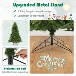 Costway 6 FT Pre-Lit Christmas Tree 3-Minute Quick Shape With Quick Power Connector Timer -Northlight Shop GUEST 641fef5b 04a6 4aea 9b3c 85e79009c6bd