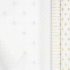 Gold And White Gift Wrap Trio - Sugar Paper™+ Target