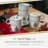 Spode Christmas Tree Polka Dot Stackable Mugs, Set Of 4 - Festive 10oz Mugs, Dishwasher, Microwave, Freezer Safe - Fine Earthenware Holiday Mugs -Northlight Shop GUEST 66bb3b3f 9c10 4c60 b098 9d90e79b4f68