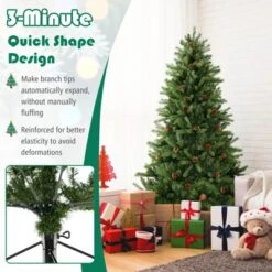 Costway 6 FT Pre-Lit Christmas Tree 3-Minute Quick Shape With Quick Power Connector Timer -Northlight Shop GUEST 6d9cbd30 0900 4197 b35c ea9a0ee9463d
