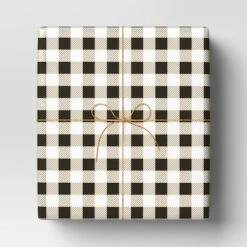 90' Christmas Fabric Ribbon Gold Cord - Wondershop™