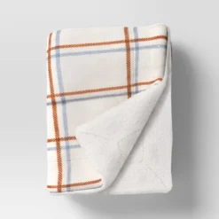 Printed Plush Throw With Faux Shearling Reverse - Threshold™ -Northlight Shop GUEST 71617e68 5194 4468 9b4f e2a09f695a2a