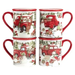 16pc Red Truck Snowman Dinnerware Set - Certified International 9 16pc Red Truck Snowman Dinnerware Set - Certified International -Northlight Shop GUEST 71ae01be 095c 487d bf6d b0d90b80a01d