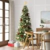 14.5" Lit-Led Gold Starburst Painted Gold Beads Warm White Lights Christmas Tree Topper - Wondershop™