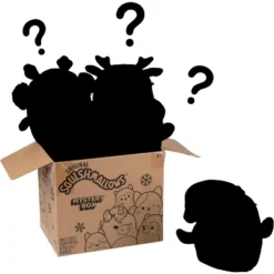 Squishmallows 5-Inch Holiday Mystery Box 5 Pk- Official Jazwares Christmas Plush- Collectible Soft Mini Stuffed Animal Toy-Gift For Kids, Girls & Boys