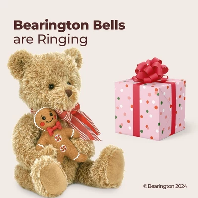 Bearington Ginger & Brad Gingerbread Christmas Bear Plush, 15 Inch Christmas Teddy Bear, Ideal Christmas Bear Gift For Kids 5 Bearington Ginger & Brad Gingerbread Christmas Bear Plush, 15 Inch Christmas Teddy Bear, Ideal Christmas Bear Gift For Kids - Image 3