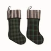 Transpac Fabric Plaid Christmas Stocking Set Of 2 Holiday Home Decorations Polyester 2 Transpac Fabric Plaid Christmas Stocking Set Of 2 Holiday Home Decorations Polyester -Northlight Shop GUEST 738dbf04 307b 43eb 901f 6329eb786678