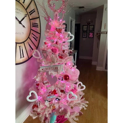 Northlight 50ct LED Mini String Lights Pink - 16.25' Green Wire 9 Northlight 50ct LED Mini String Lights Pink - 16.25' Green Wire - Image 7