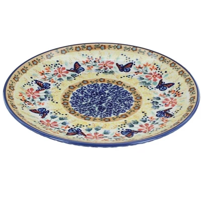 Blue Rose Polish Pottery T134 Manufaktura Lunch Plate 4 Blue Rose Polish Pottery T134 Manufaktura Lunch Plate - Image 2