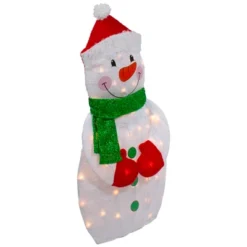Northlight 32" Lighted 2D Chenille Snowman With Scarf Outdoor Christmas Decoration -Northlight Shop GUEST 75f71b53 de4a 4eae a545 1c940d0e2e7d