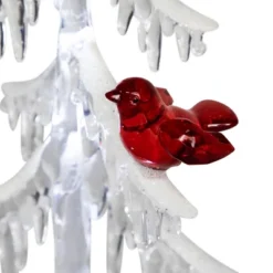 Northlight LED Lighted Acrylic Icicle Tree With Cardinals Christmas Decoration - 14" -Northlight Shop GUEST 761a915d 64e0 4ce0 92cf e2bf035c738a