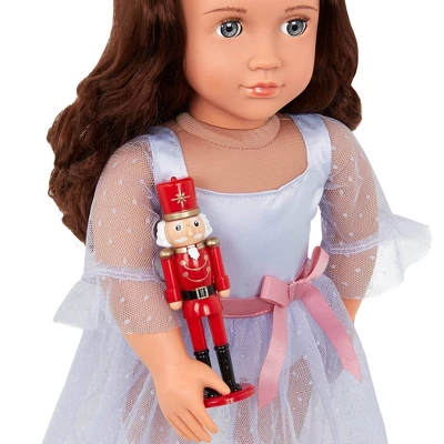 Our Generation Clara With Mini Nutcracker 18" Ballerina Doll 6 Our Generation Clara With Mini Nutcracker 18" Ballerina Doll - Image 4