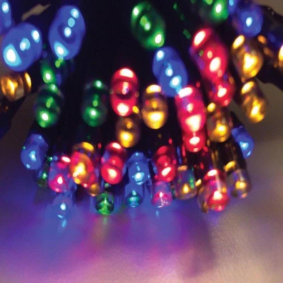 Celebrations LED Micro/5mm Multicolored 100 Ct String Christmas Lights 16.24 Ft. 3 Celebrations LED Micro/5mm Multicolored 100 Ct String Christmas Lights 16.24 Ft.