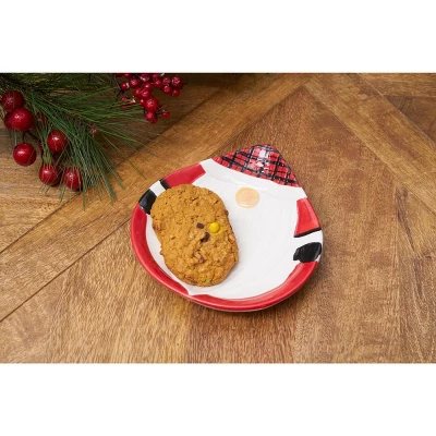 Gallerie II Plaid Gnome Christmas Cookie Plate 4 Gallerie II Plaid Gnome Christmas Cookie Plate - Image 2