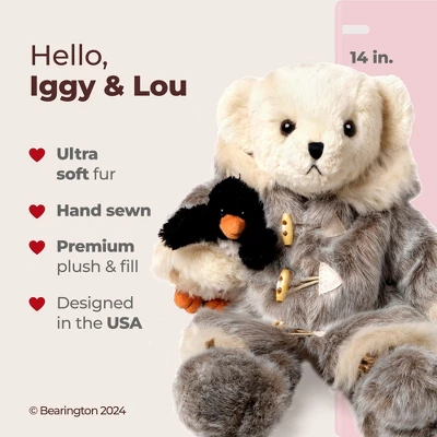 Bearington Iggy And Lou, Penguin & Polar Bear For Christmas Decoration, 14 Inch Christmas Teddy Bear, Ideal Christmas Bear Gift 7 Bearington Iggy And Lou, Penguin & Polar Bear For Christmas Decoration, 14 Inch Christmas Teddy Bear, Ideal Christmas Bear Gift - Image 5