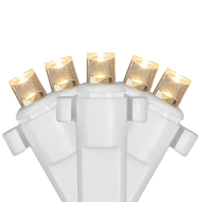 Northlight 2' X 8' Warm White LED Wide Angle Net Style Column Wrap Christmas Lights, White Wire 5 Northlight 2' X 8' Warm White LED Wide Angle Net Style Column Wrap Christmas Lights, White Wire - Image 3