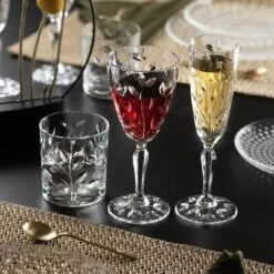 Lorren Home Trends Laurus, Set Of 6, 8oz Red Wine Stems-Made In Italy -Northlight Shop GUEST 7c29738a a5e7 4d0e 8b38 0e786cfdaf0b