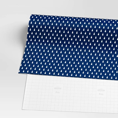 40" 220 Sq Ft Christmas Roll Wrap Snowmen On Navy Blue - Wondershop™ 4 40" 220 Sq Ft Christmas Roll Wrap Snowmen On Navy Blue - Wondershop™ - Image 2