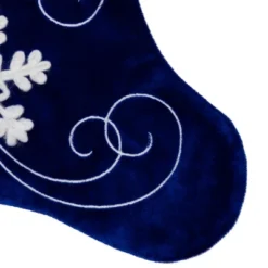 Northlight 20.5-Inch Royal Blue Velvet And White Snowflake Christmas Stocking -Northlight Shop GUEST 7d1d810b c6c2 4df4 ab24 58e59a401e3e