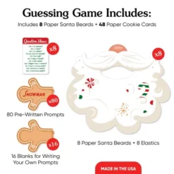 Big Dot Of Happiness Jolly Santa Claus Beard Guessing Game, Fun Christmas Games For Kids And Adults, Family Guess Who Game, Friendsmas Party Card 12 Big Dot Of Happiness Jolly Santa Claus Beard Guessing Game, Fun Christmas Games For Kids And Adults, Family Guess Who Game, Friendsmas Party Card -Northlight Shop GUEST 810f8c5c c044 447b afa2 69e311e21f65