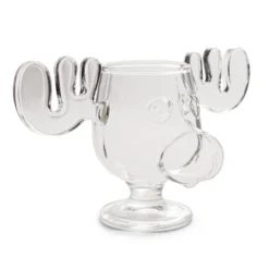 Silver Buffalo National Lampoon's Christmas Vacation Marty Moose 8-Ounce Sculpted Glass Cup