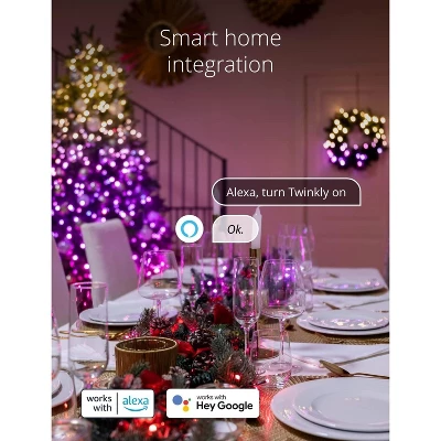 Twinkly Strings App-Controlled LED Christmas Lights Indoor And Outdoor Smart Lighting Decoration 8 Twinkly Strings App-Controlled LED Christmas Lights Indoor And Outdoor Smart Lighting Decoration - Image 6