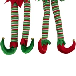 Northlight Striped Plush Elf Legs Christmas Decorations - 19" - Red And Green - Set Of 2 -Northlight Shop GUEST 85a7abc2 a7c6 43b7 a765 93cf20fa5feb