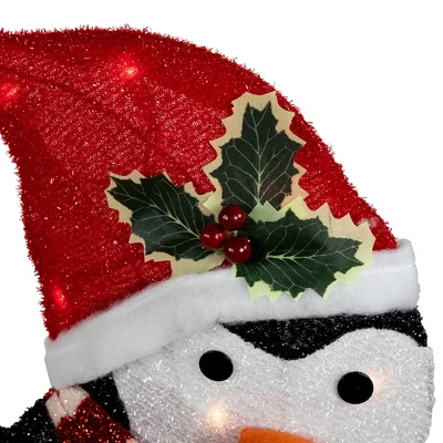 Northlight 41.25" Lighted Ice Skating Polar Bear And Penguin Outdoor Christmas Decoration 7 Northlight 41.25" Lighted Ice Skating Polar Bear And Penguin Outdoor Christmas Decoration - Image 5