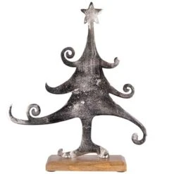 Northlight Swirling Metal Tree Christmas Decoration - 13.5" -Northlight Shop GUEST 87156c82 3778 46e4 ae48 ca1eb7978168