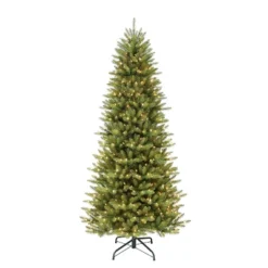 Puleo 6.5ft Pre-lit Artificial Christmas Tree Forest Fir: Hinged Branches, 350 Clear Lights, Indoor Use, Includes Stand -Northlight Shop GUEST 8810c059 d161 4dc4 99b6 59fc4bd65dad