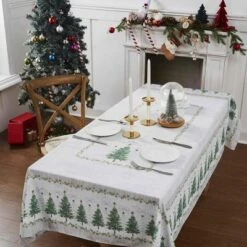 Avanti Linens Trees 60" X 102" Tablecloth