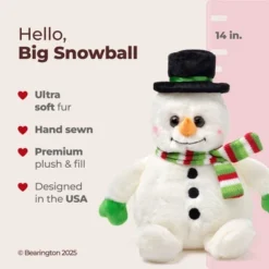Bearington Bearington Big Snowball Snowman Plush, 14 Inch Snowman Stuffed Animal, Ideal Stuffed Christmas Animals Gift For Kids 11 Bearington Bearington Big Snowball Snowman Plush, 14 Inch Snowman Stuffed Animal, Ideal Stuffed Christmas Animals Gift For Kids -Northlight Shop GUEST 8bd8cd0b a1a4 4d80 9b01 2eacc4e2c89e