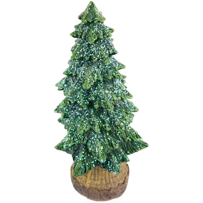 Northlight Glittered Pine Tree Christmas Decoration - 6.5" 5 Northlight Glittered Pine Tree Christmas Decoration - 6.5" - Image 3
