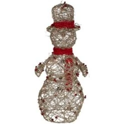 Northlight Lighted Glittered Snowman And Berries Outdoor Christmas Decoration - 28" -Northlight Shop GUEST 91bd5d1a 659e 4850 b666 c19262e44756