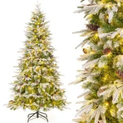 Costway 6/7.5/9 FT Artificial Christmas Tree Hinged Xmas Tree With 765/1135/1871 Branch Tips 280/470/690 Lights 20 Costway 6/7.5/9 FT Artificial Christmas Tree Hinged Xmas Tree With 765/1135/1871 Branch Tips 280/470/690 Lights -Northlight Shop GUEST 9374ff7e 24e9 46fb baf6 f194080fd832