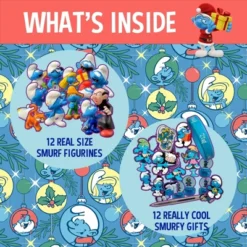 The Purple Cow The Smurfs Advent Calendar: Winter-Themed Tabletop Paper And Cardboard