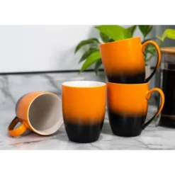 Elanze Designs This Is My Cup Of Christmas Cheer Two Toned Ombre Matte Orange And Black 12 Ounce Ceramic Stoneware Coffee Cup Mug -Northlight Shop GUEST 955e294d 6e23 4b75 b56a ebadb1aa2a55