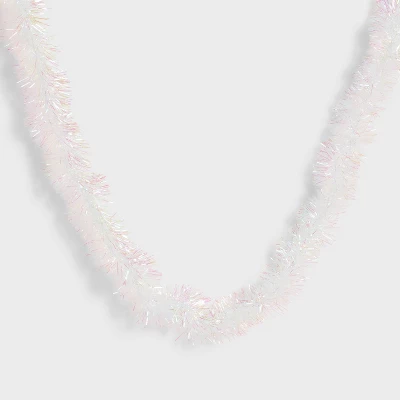 30ct LED Dewdrop With Iridescent Tinsel Christmas Indoor Novelty String Lights Warm White With Silver Wire - Wondershop™ 4 30ct LED Dewdrop With Iridescent Tinsel Christmas Indoor Novelty String Lights Warm White With Silver Wire - Wondershop™ - Image 2