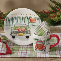 Park Designs Holiday Roadtrip Mug Set Of 4