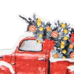 Northlight Pickup Truck Merry Christmas Wooden Decoration - 9" -Northlight Shop GUEST 97bb957b a9ed 45d4 8a15 92226b6e5ddd