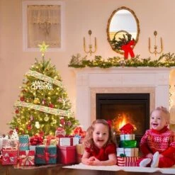 Acekool Prelit Green North Valley Spruce Tree, Artificial Pine With Stand, Two Lighting Effects, Indoor Holiday Decoration -Northlight Shop GUEST 9943714e bc43 461a 8719 1583a808bb63